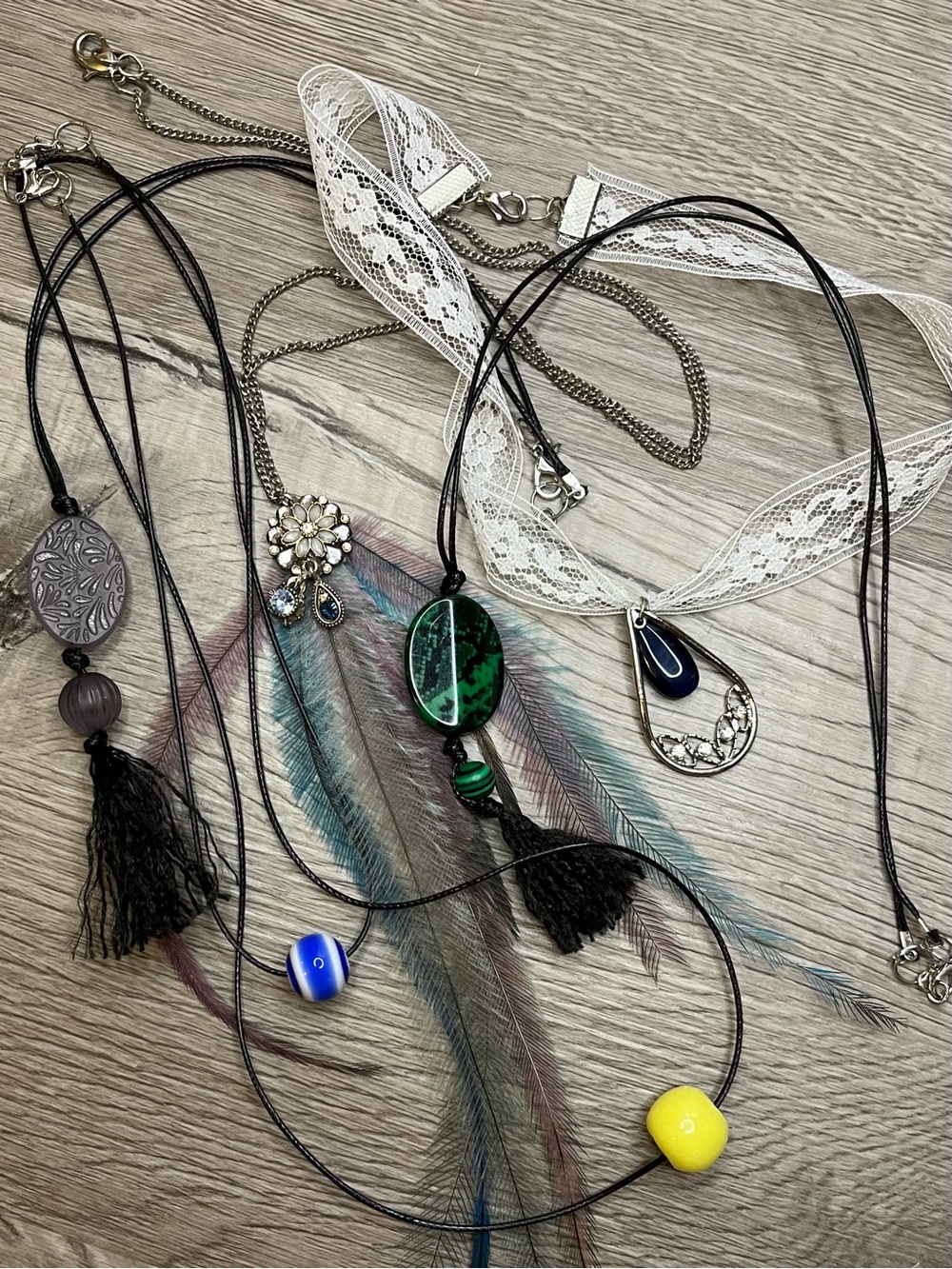 Huge lot of Boho Pendant Necklaces